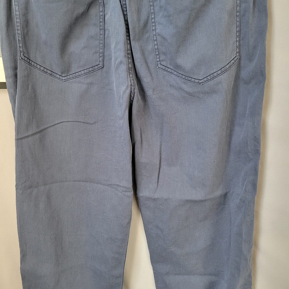 Faherty Essential Drawstring Cotton Modal Linen Blend Pants In Blue L‎ - Picture 10 of 14